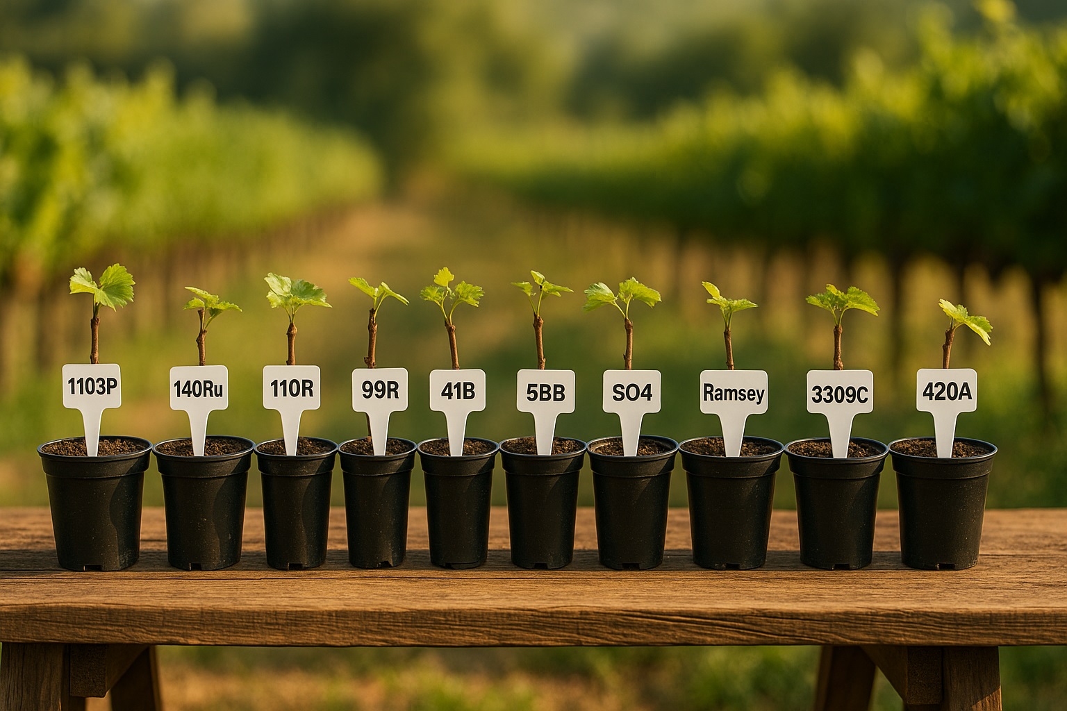 Grape rootstocks (English-only labels)