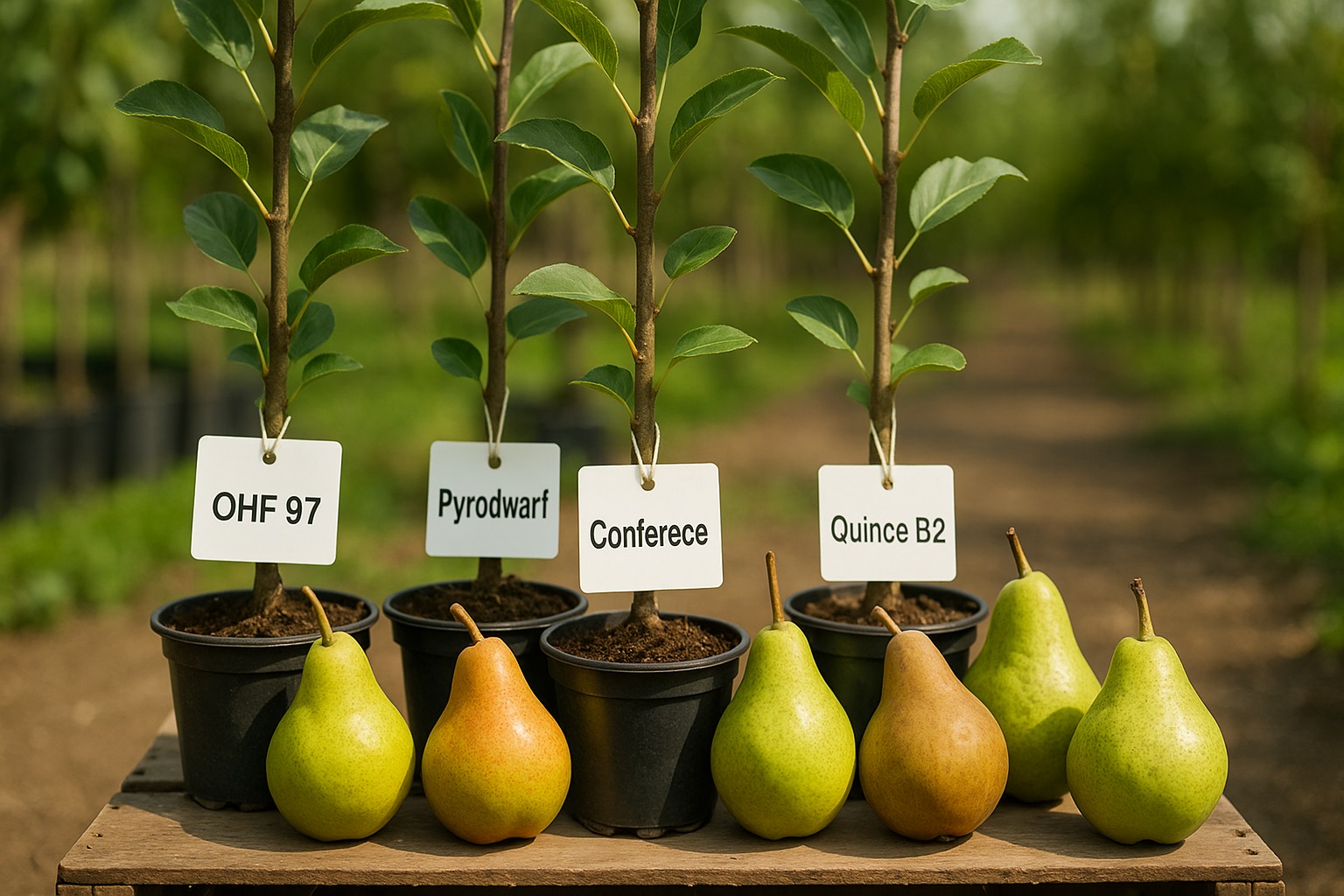 Pear rootstocks (English labels only)
